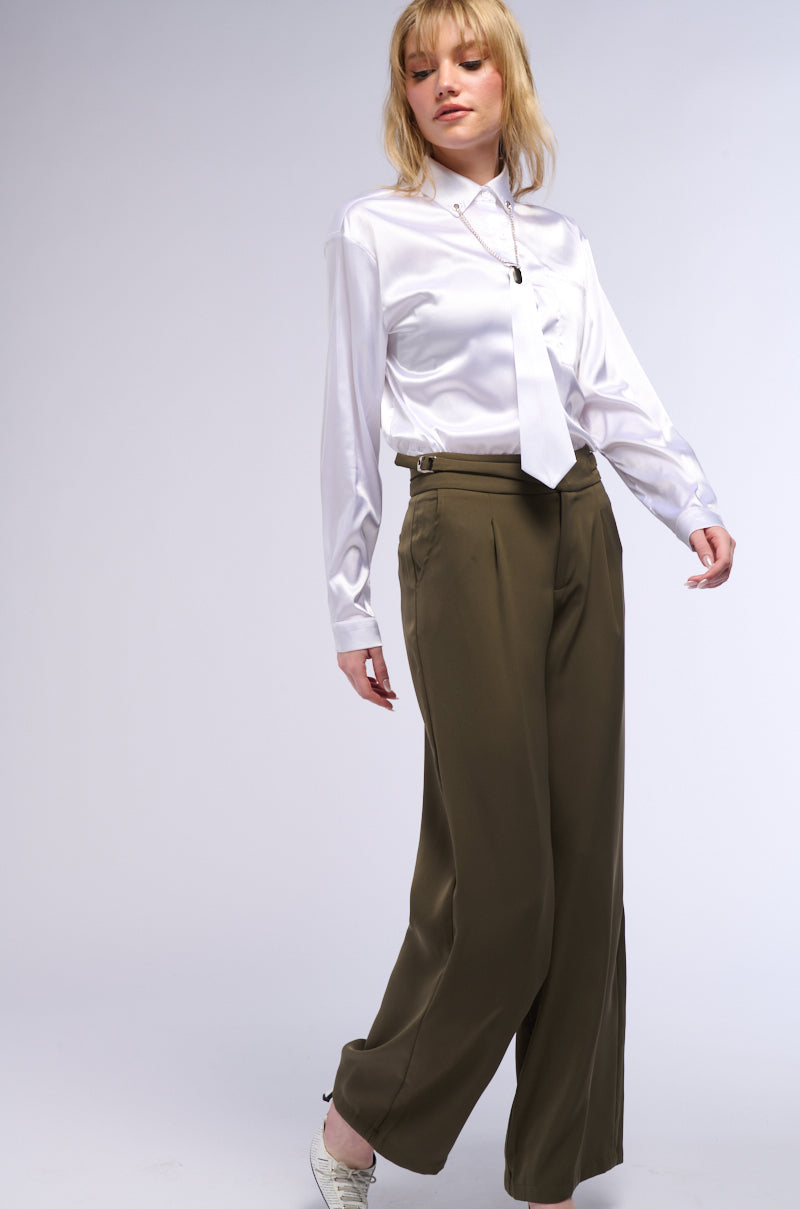 OLIVIA WRAP WAIST TROUSER