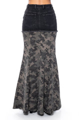 ON THE GO CAMO MAXI SKIRT