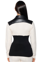 OUT FOR THE DAY SWEATER KNIT BUTTON DOWN CARDIGAN