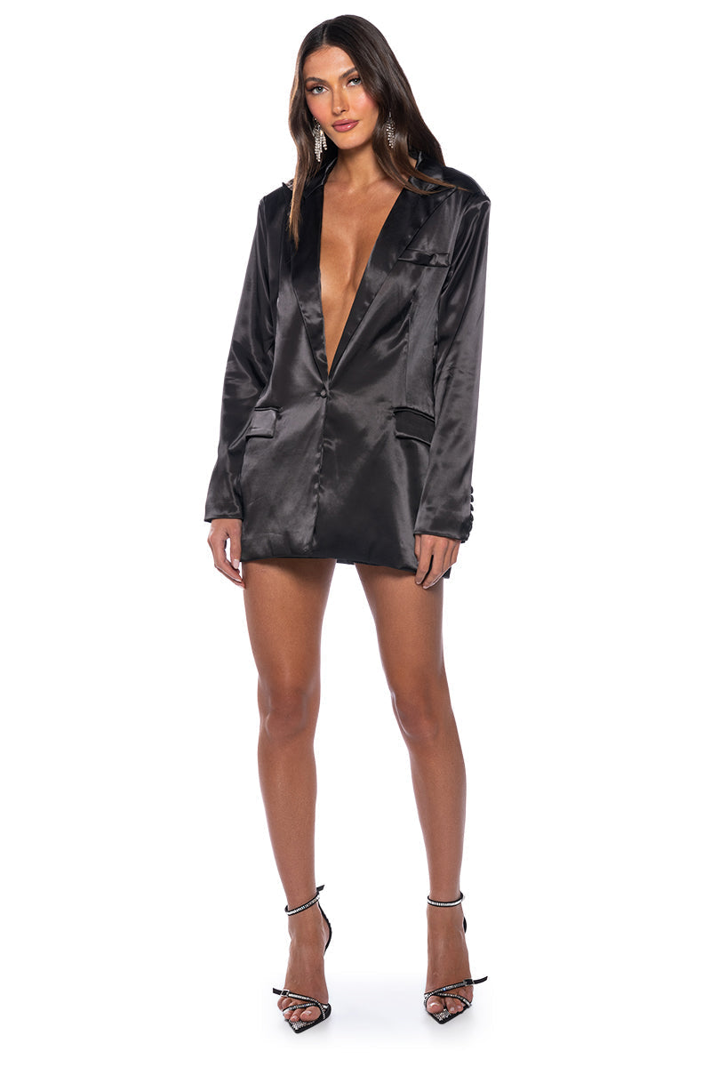 PASSIONE SATIN BLAZER