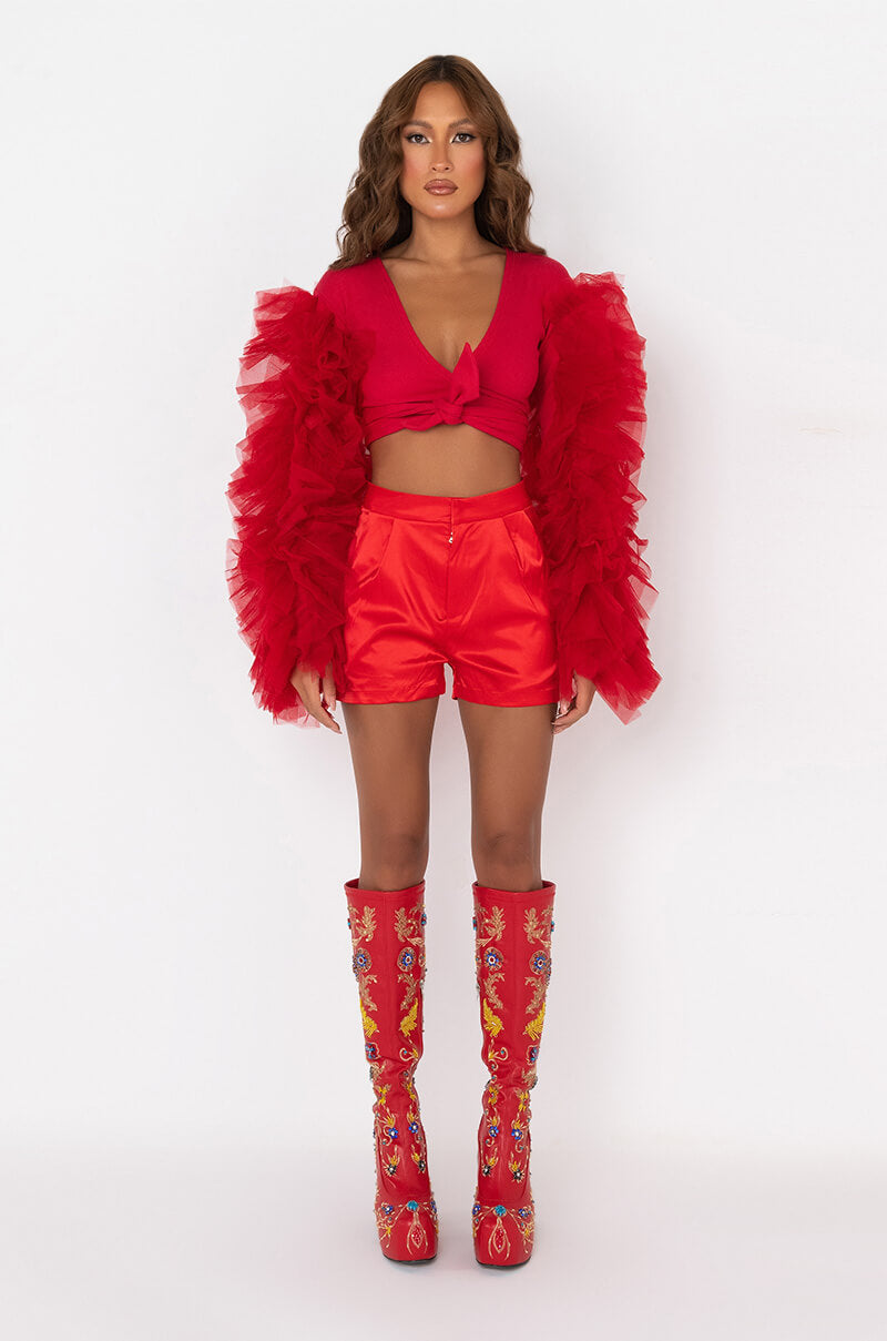 PASSIONE SATIN SHORTS