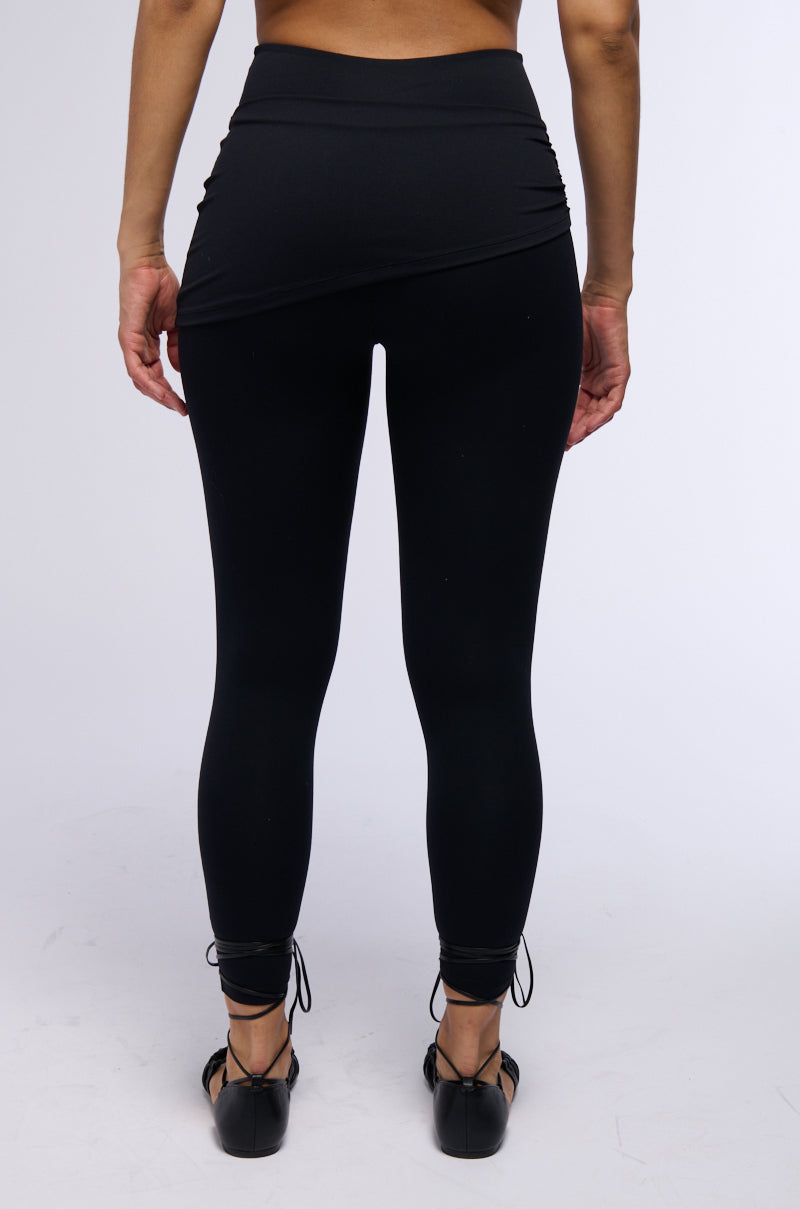 PAXTON LEGGING WITH SKIRT OVERLAY