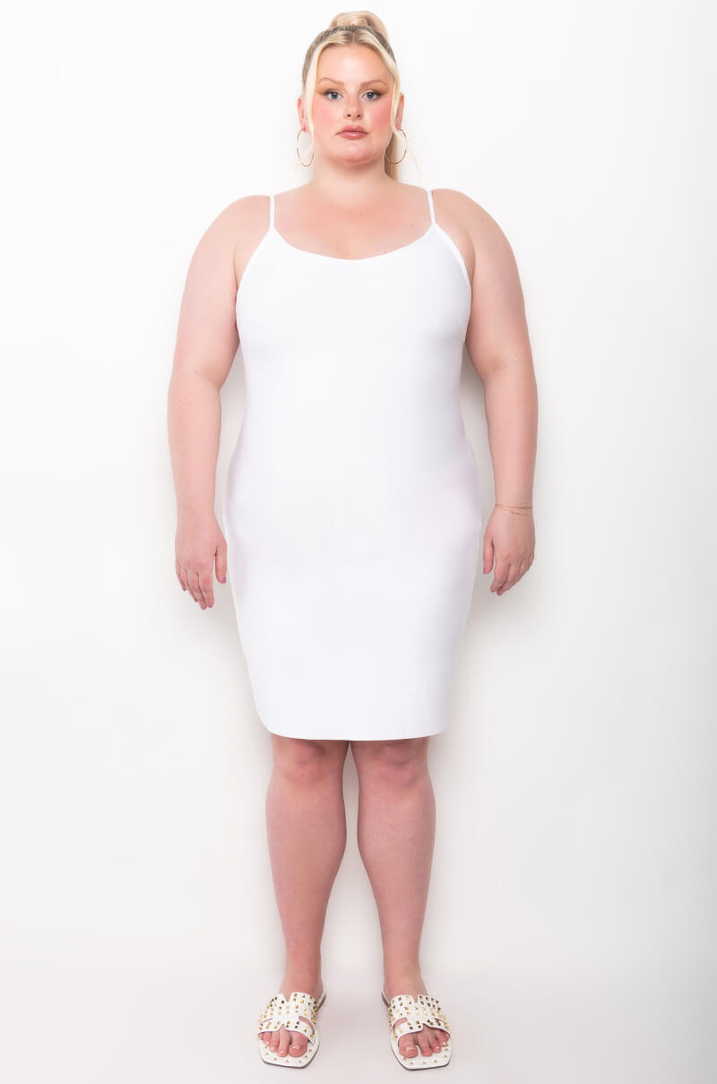 PLUS MIGHT BE IT MINI BANDAGE DRESS