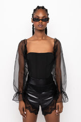 NADINE ATTACHED SLEEVE BODYSUIT
