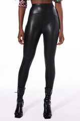 RIO HIGH RISE LEGGING WITH 4 WAY STRETCH IN BLACK