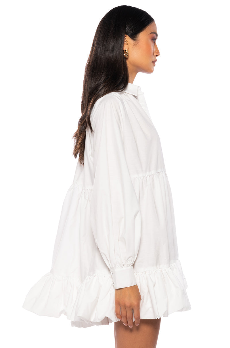 RIPPLE EFFECT MINI DRESS