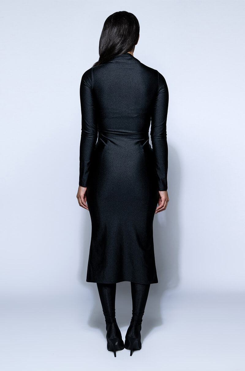 ONE OF ONE LONG SLEEVE MIDI DRESS